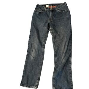 Carhartt Jeans 38x30 Relaxed Fit Straight Leg Pants 5 Pocket Blue Dark Wash